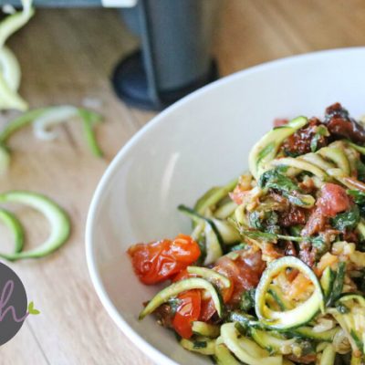 Spicy Zucchini Noodles Recipe (Whole30, Paleo, Vegan)